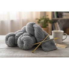 Pelēki dzija (Lietuvas aitu vilna) - mājas dzija